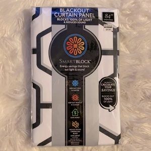Smart Block Blackout Curtain Panel 84"